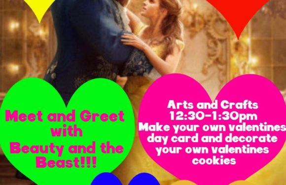 FEBRUARY 8 Valentine’s Day event meet The Beauty & The Beast FEBRUARY 8 Valentine’s Day event meet The Beauty & The Beast