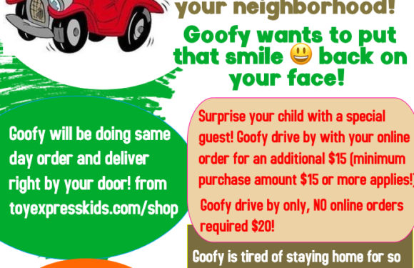 Goofy is coming to your neighborhood! Goofy is coming to your neighborhood!