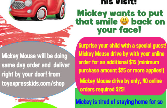 Mickey is coming to your neighborhood! Mickey is coming to your neighborhood!